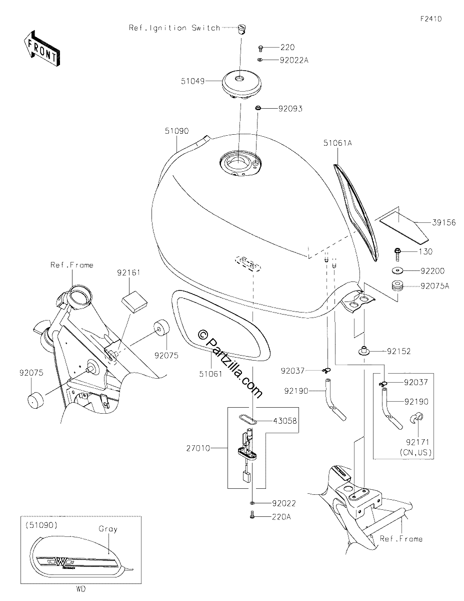 Diagrama de FUEL TANK