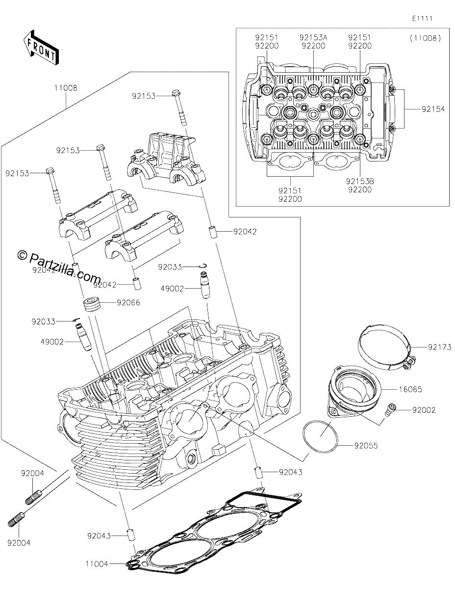 Diagrama de CYLINDER HEAD