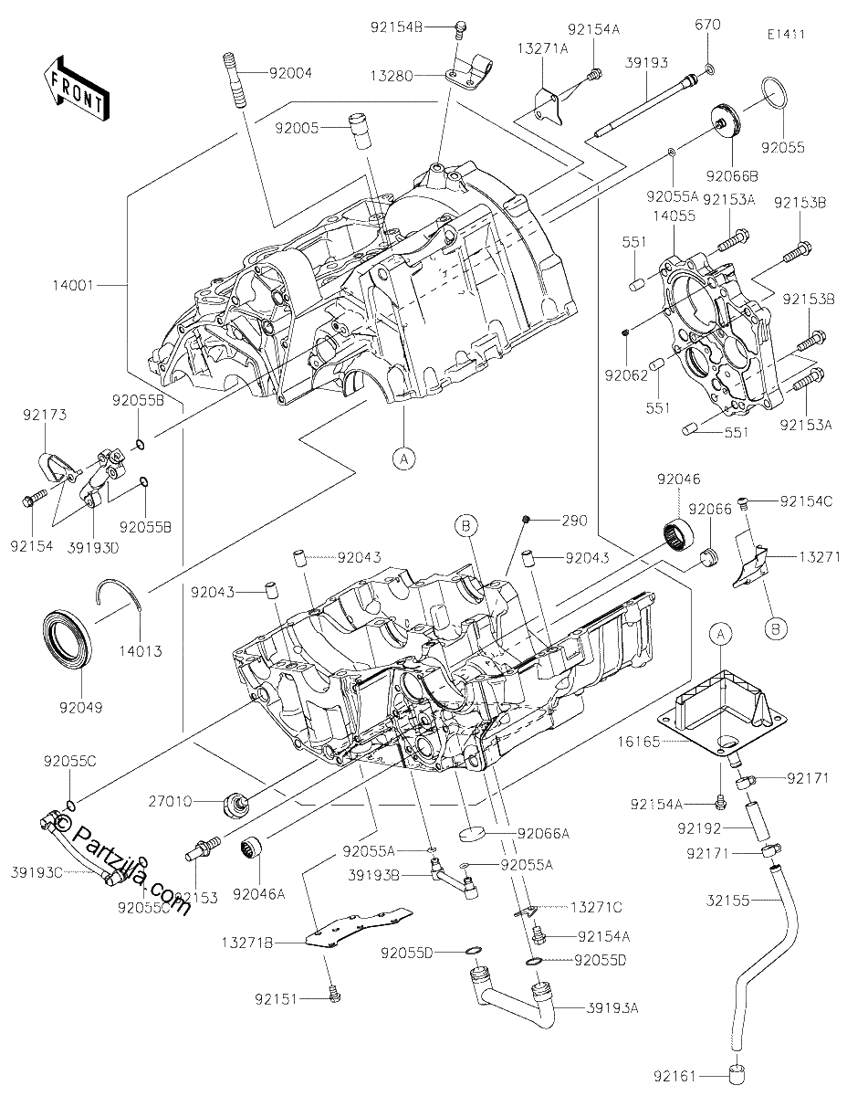 Diagrama de CRANKCASE