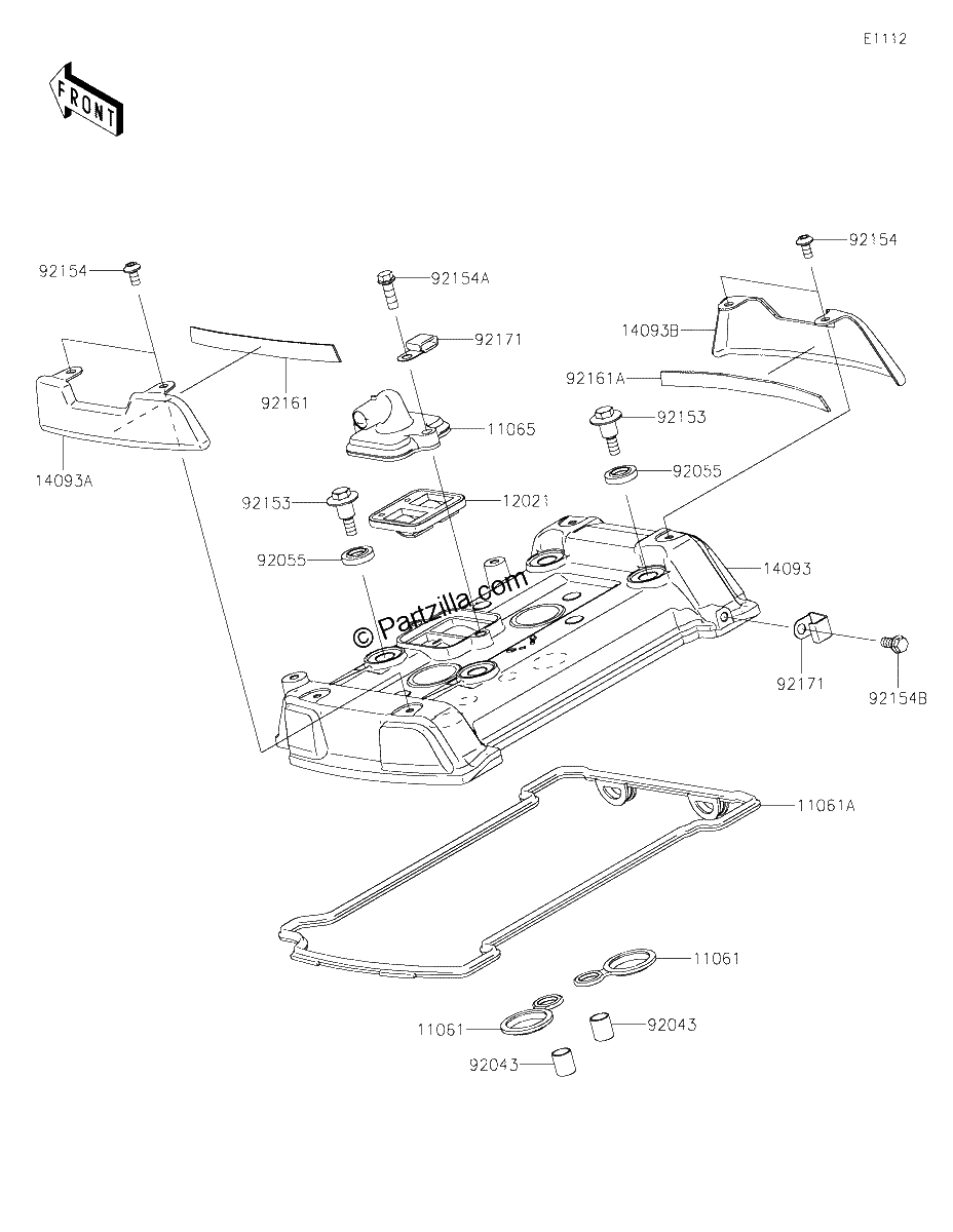 Diagrama de CYLINDER HEAD COVER