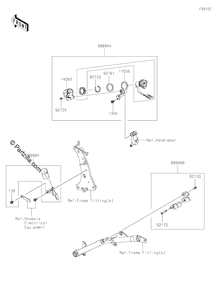 Diagrama de ACCESSORY HELMET LOCK ETC