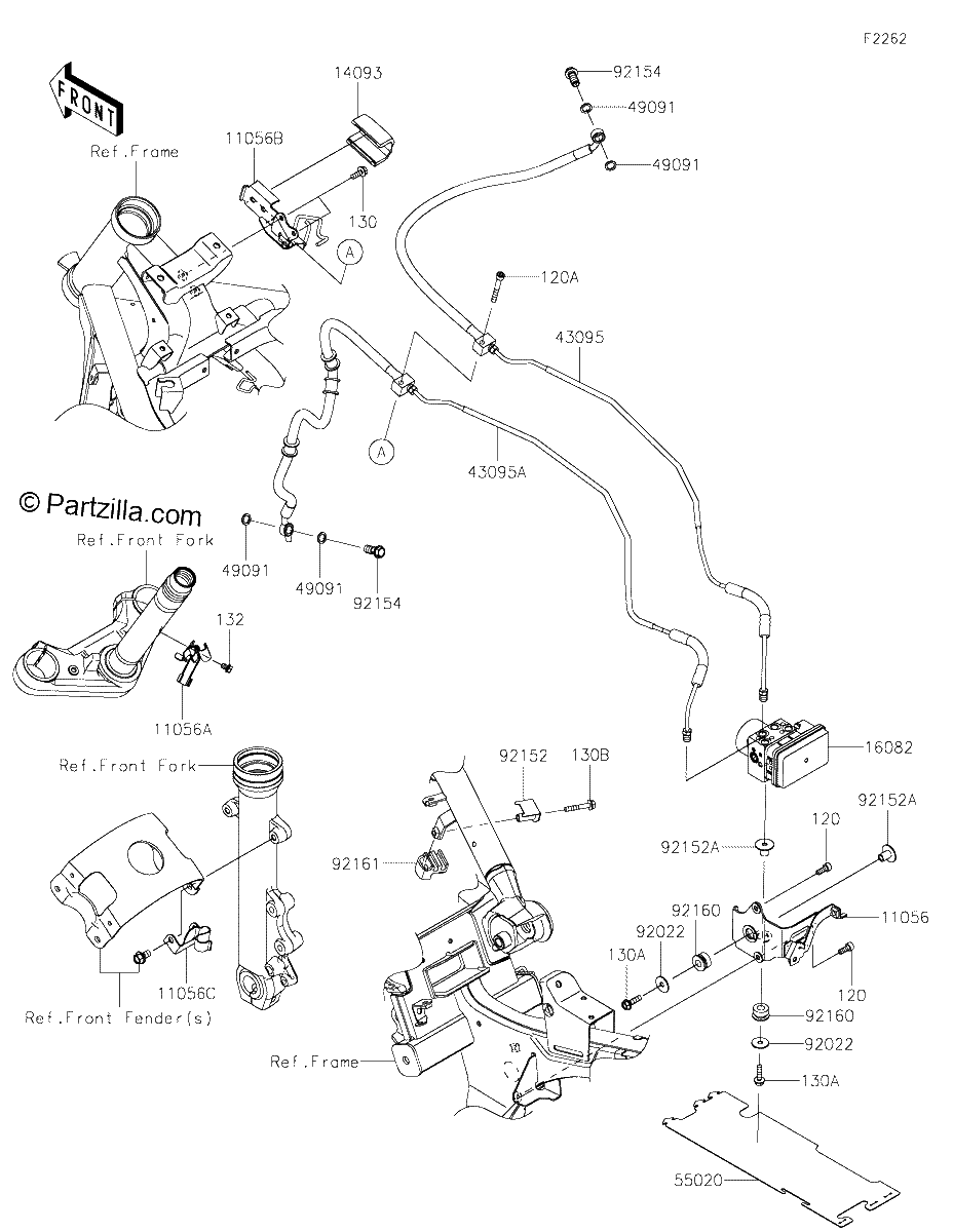 Diagrama de BRAKE PIPING