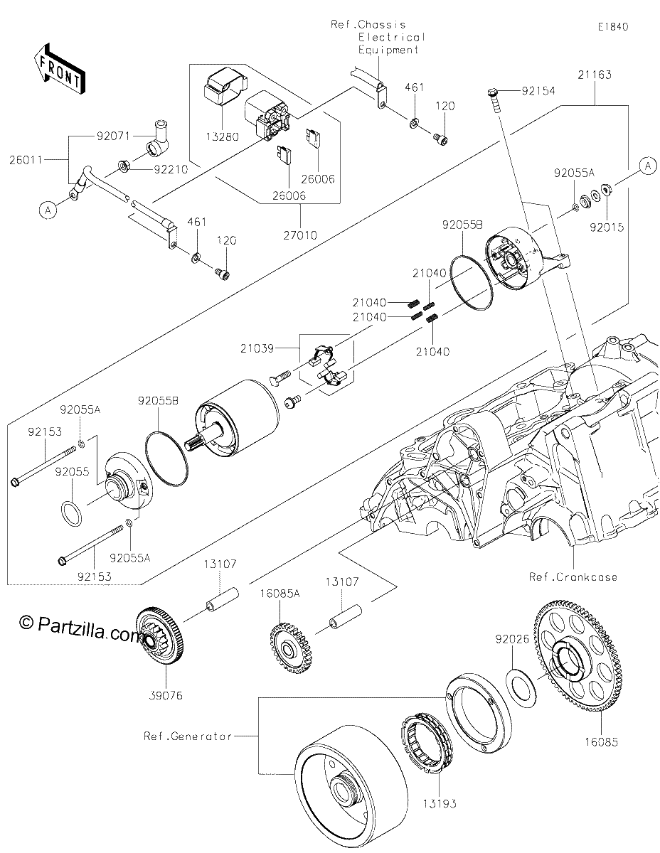 Diagrama de STARTER MOTOR