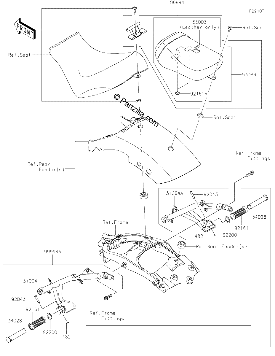 Diagrama de ACCESSORY PASSENGER SEAT