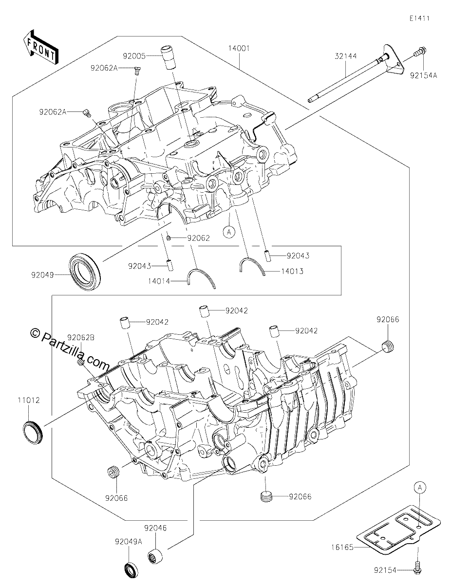 Diagrama de CRANKCASE