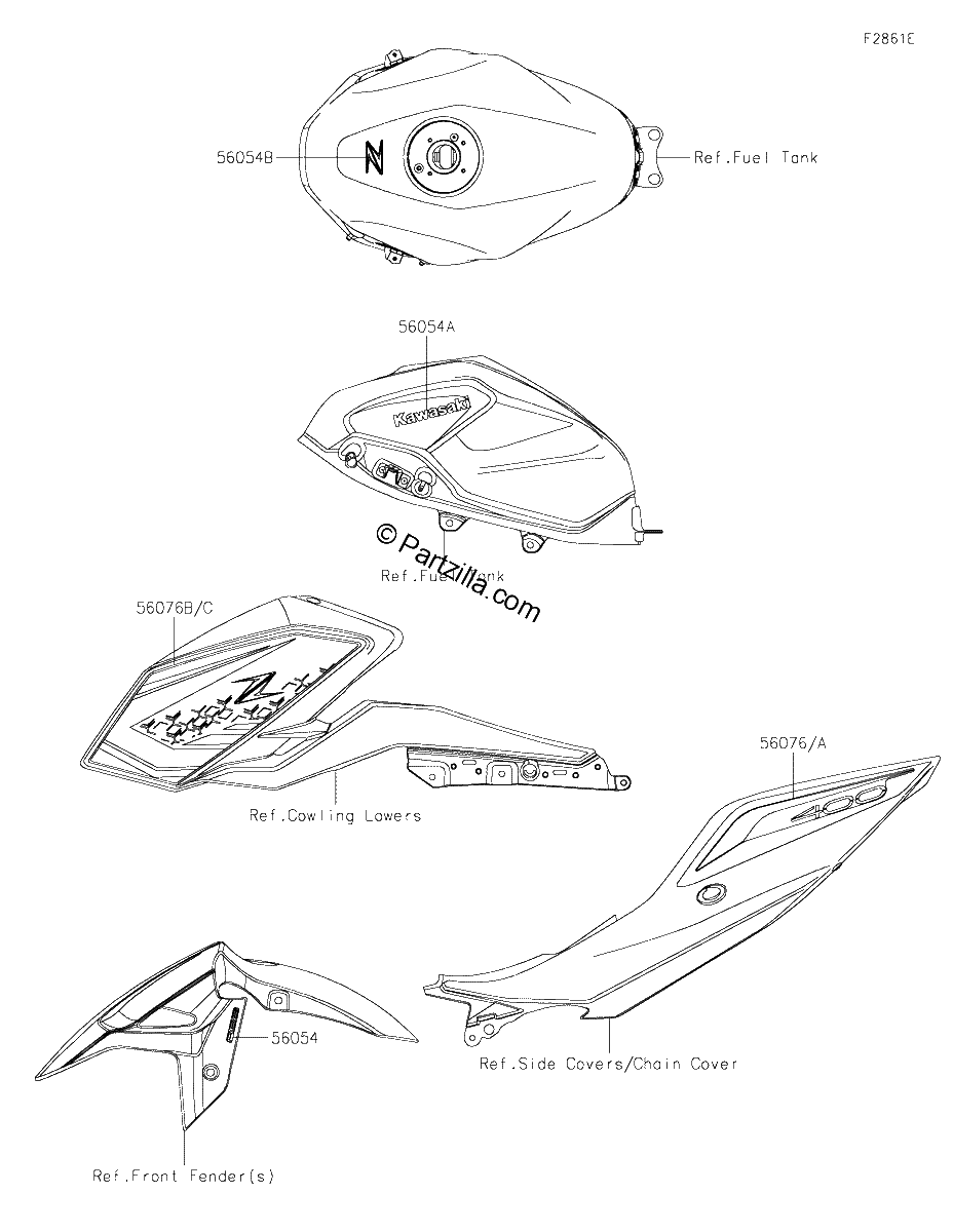 Diagrama de DECALS GRAY DLF