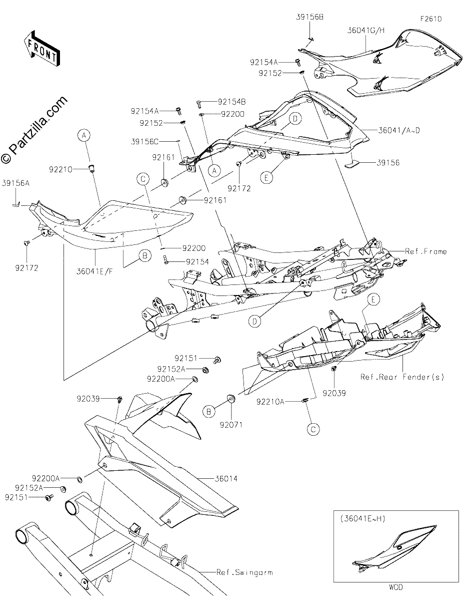 Diagrama de SIDE COVERS CHAIN COVER