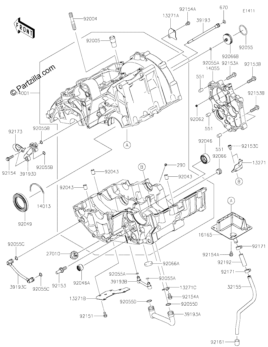 Diagrama de CRANKCASE
