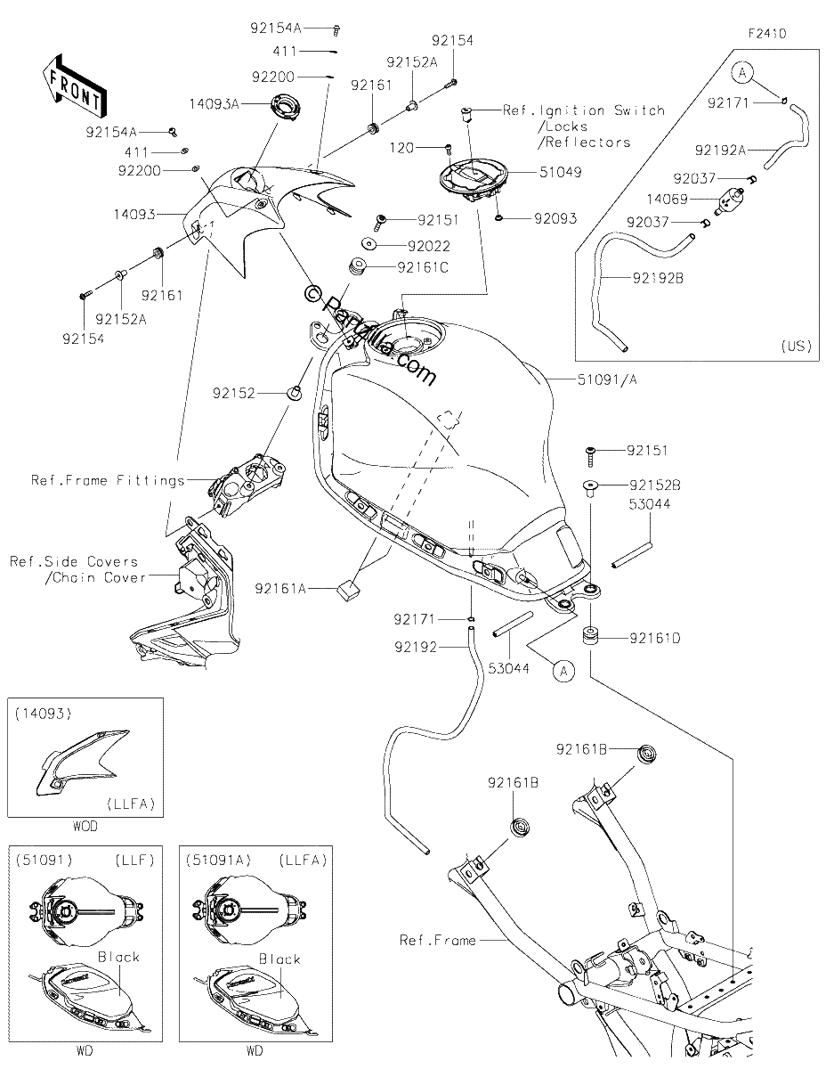 Diagrama de FUEL TANK