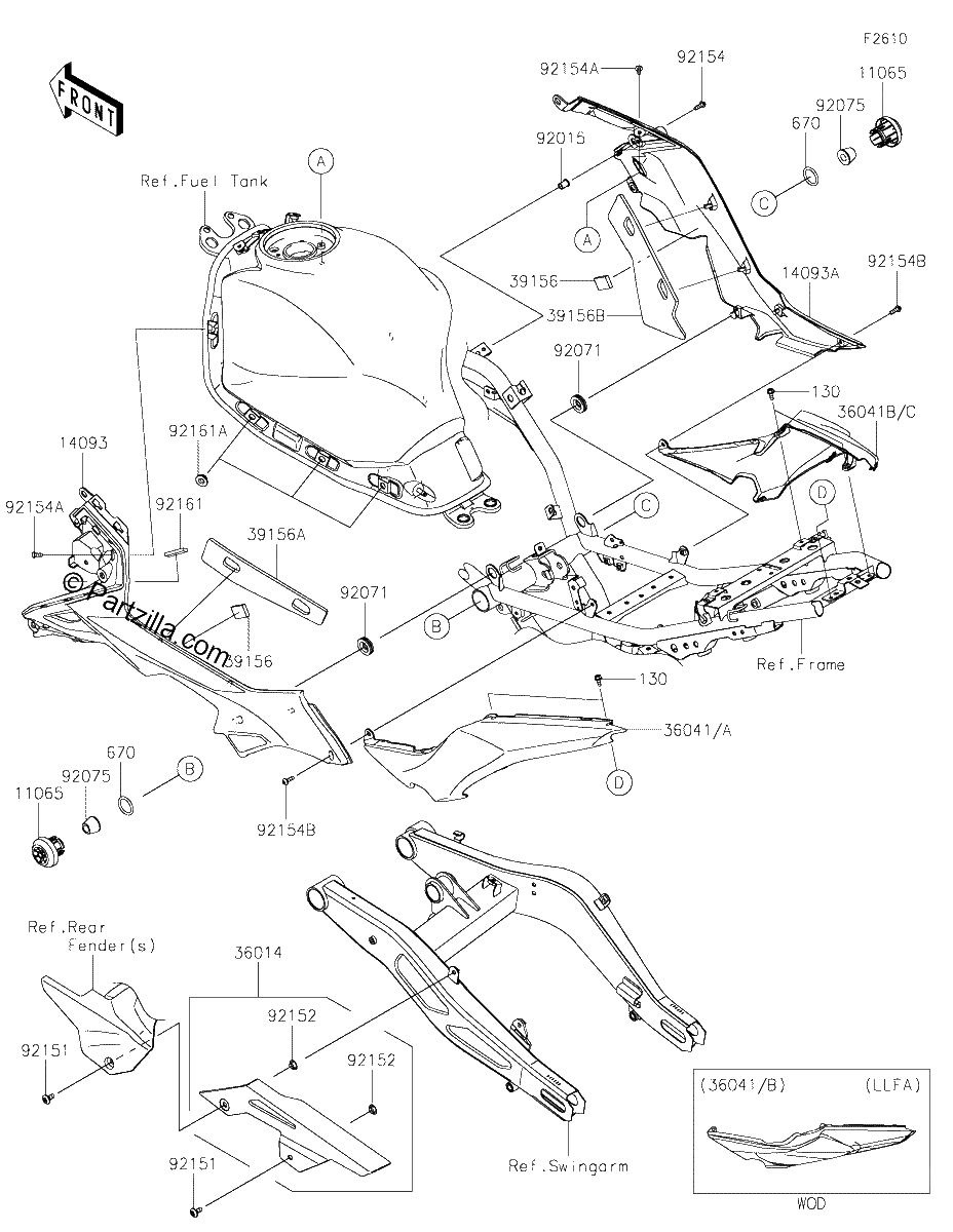 Diagrama de SIDE COVERS CHAIN COVER