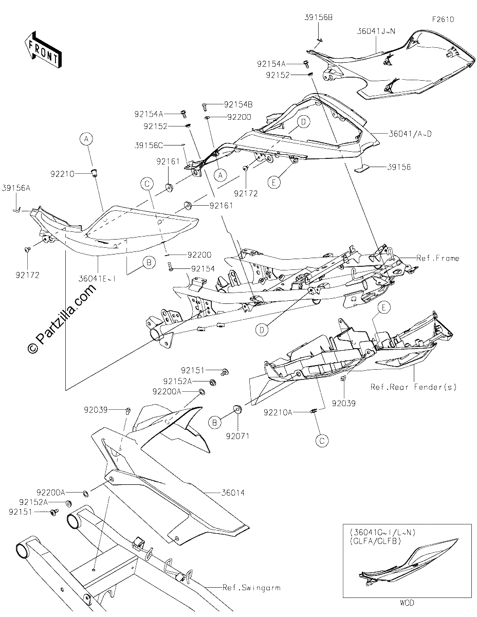 Diagrama de SIDE COVERS CHAIN COVER