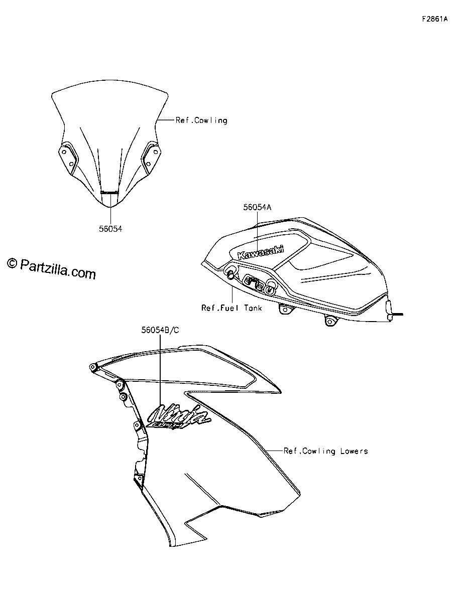 Diagrama de DECALS WHITE HLF