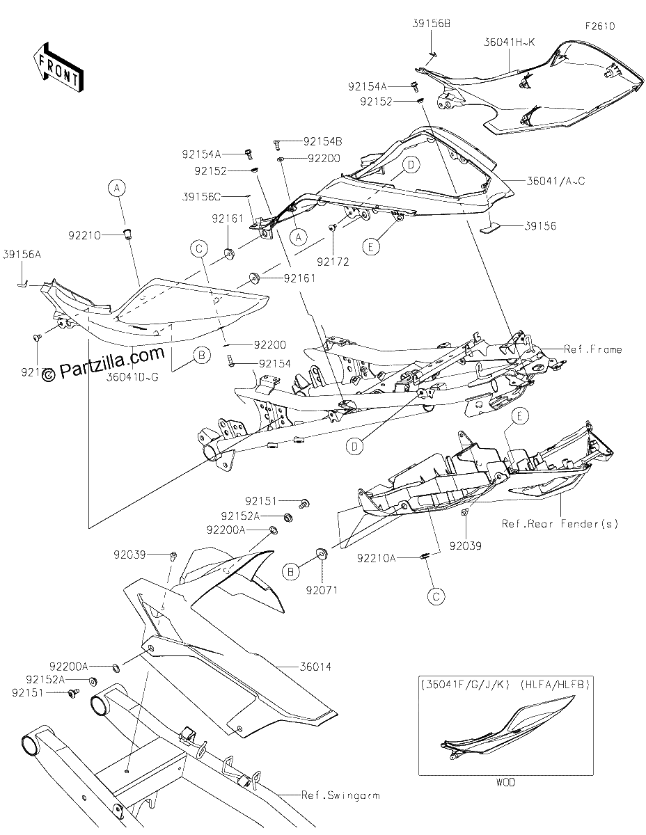 Diagrama de SIDE COVERS CHAIN COVER