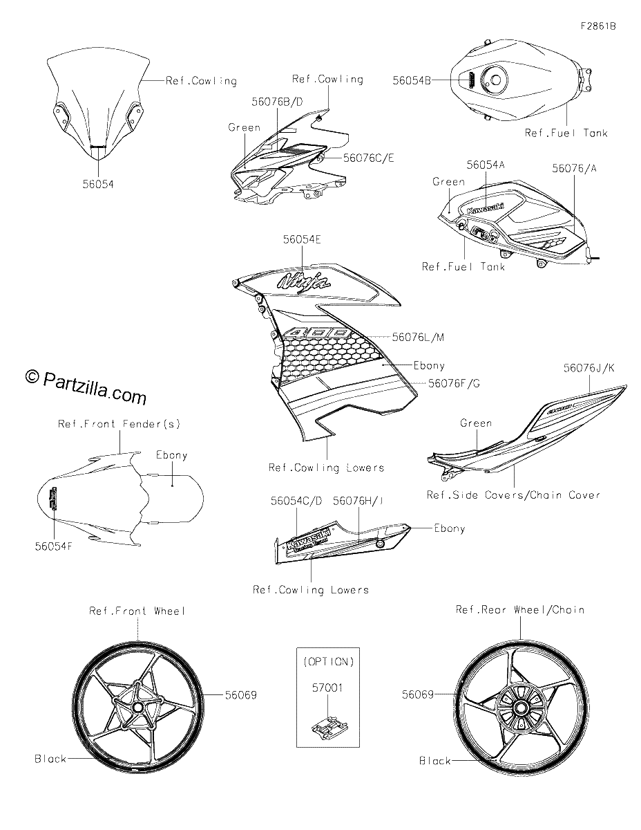 Diagrama de DECALS GREEN HLFA