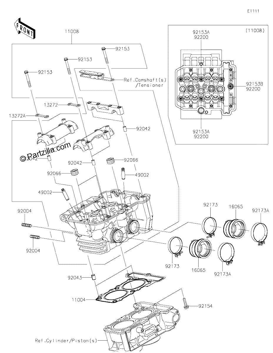 Diagrama de CYLINDER HEAD