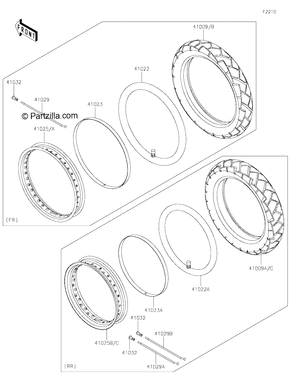 Diagrama de WHEELS TIRES