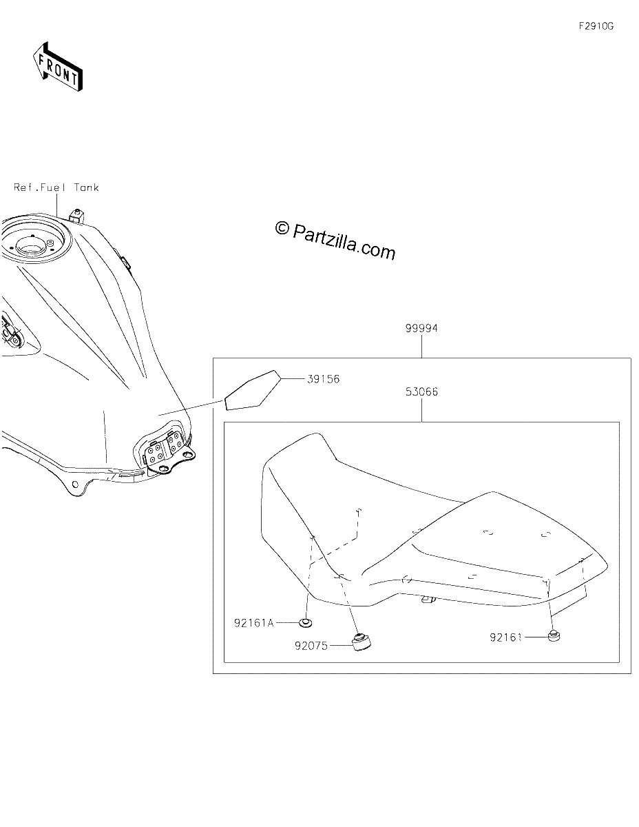 Diagrama de ACCESSORY HIGH SEAT
