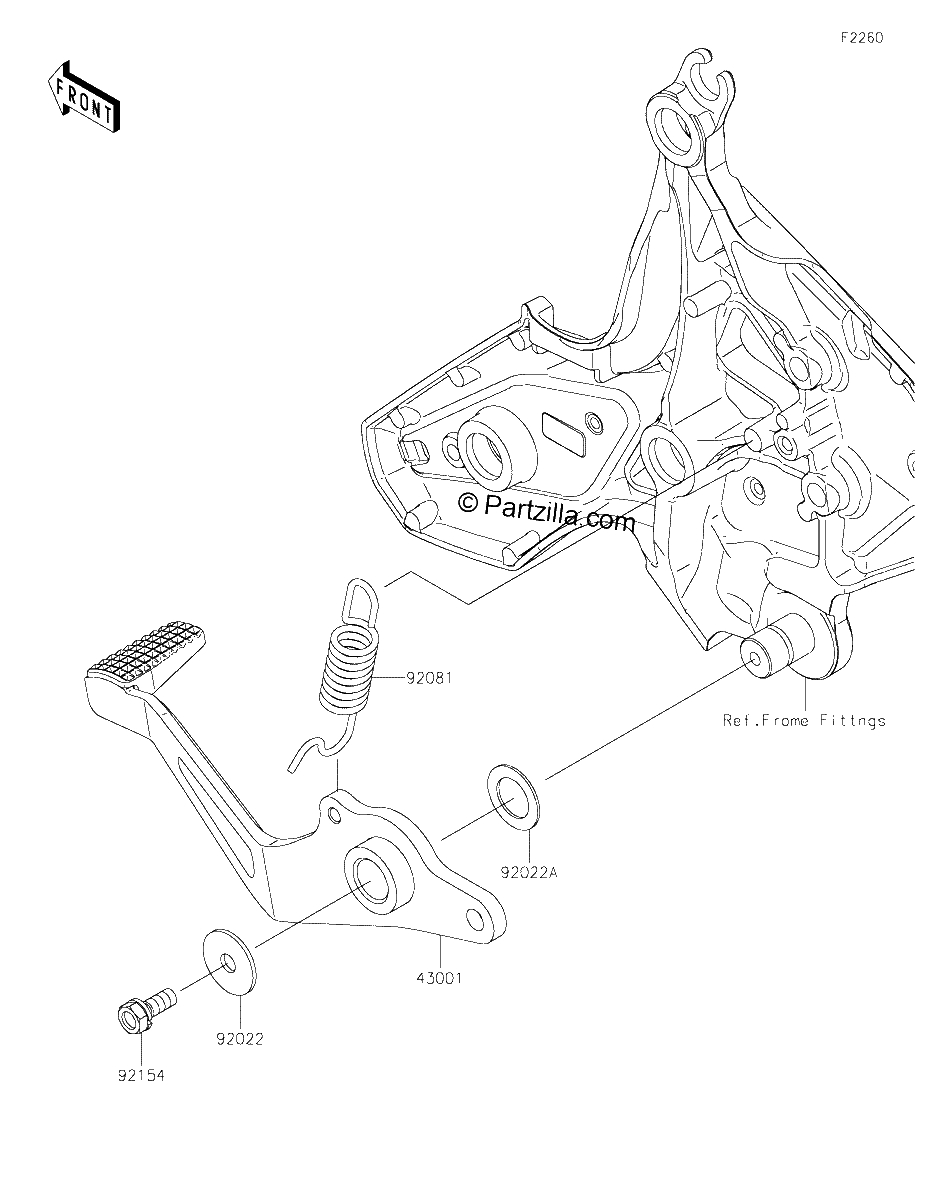 Diagrama de BRAKE PEDAL