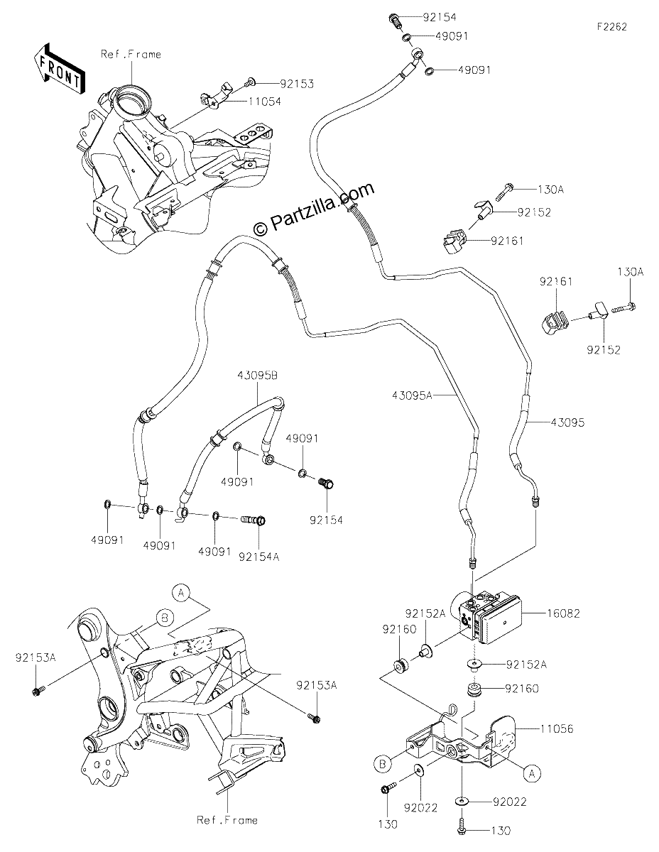 Diagrama de BRAKE PIPING