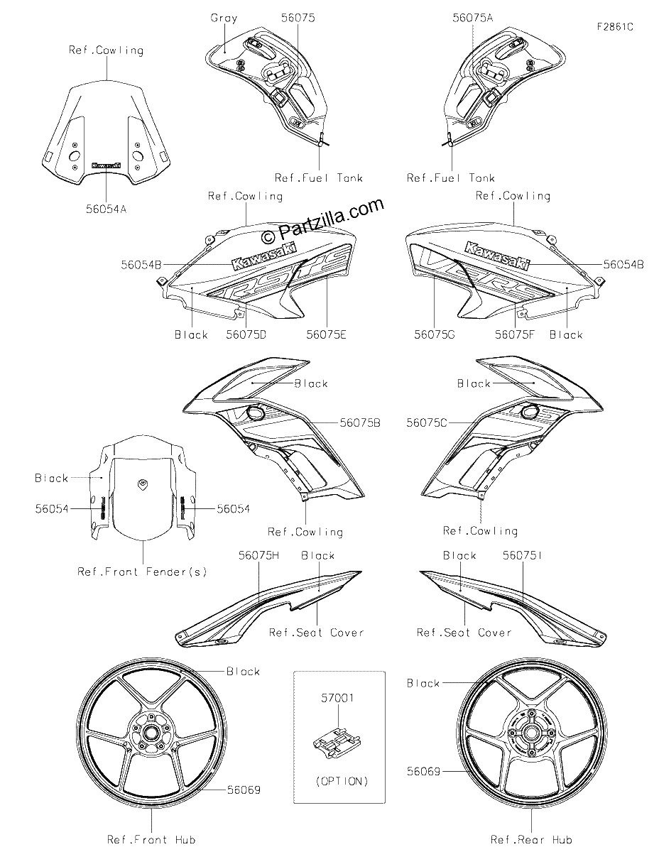 Diagrama de DECALS GRAY FLFA CN