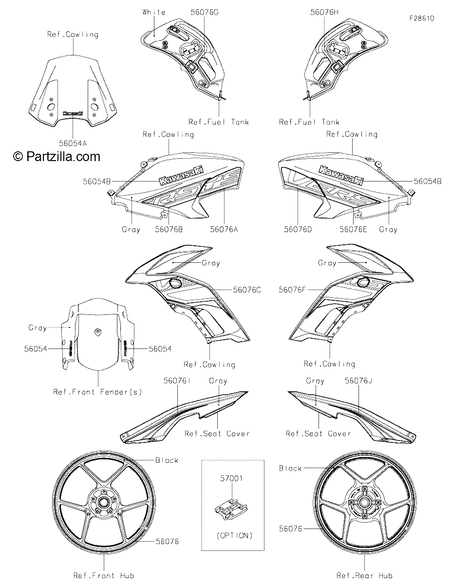 Diagrama de DECALS WHITE FLFA