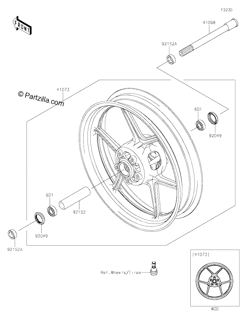 Diagrama de FRONT HUB