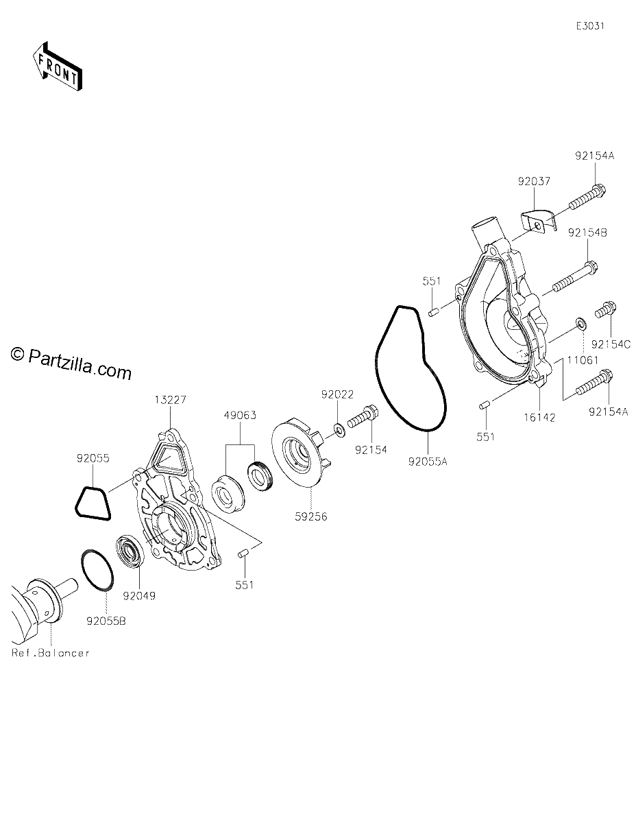 Diagrama de WATER PUMP