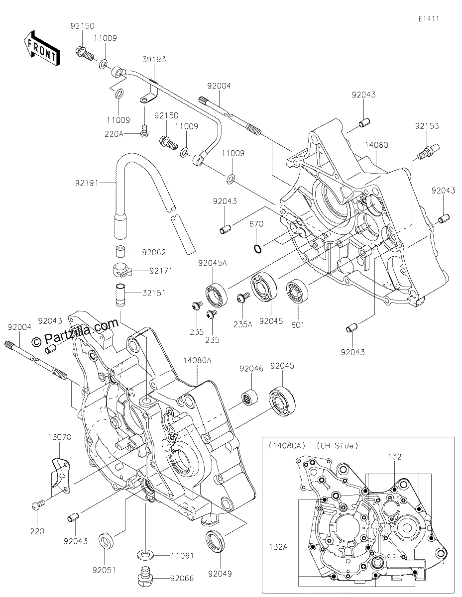 Diagrama de CRANKCASE