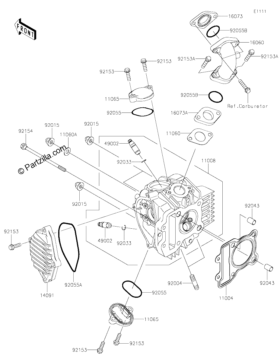 Diagrama de CYLINDER HEAD
