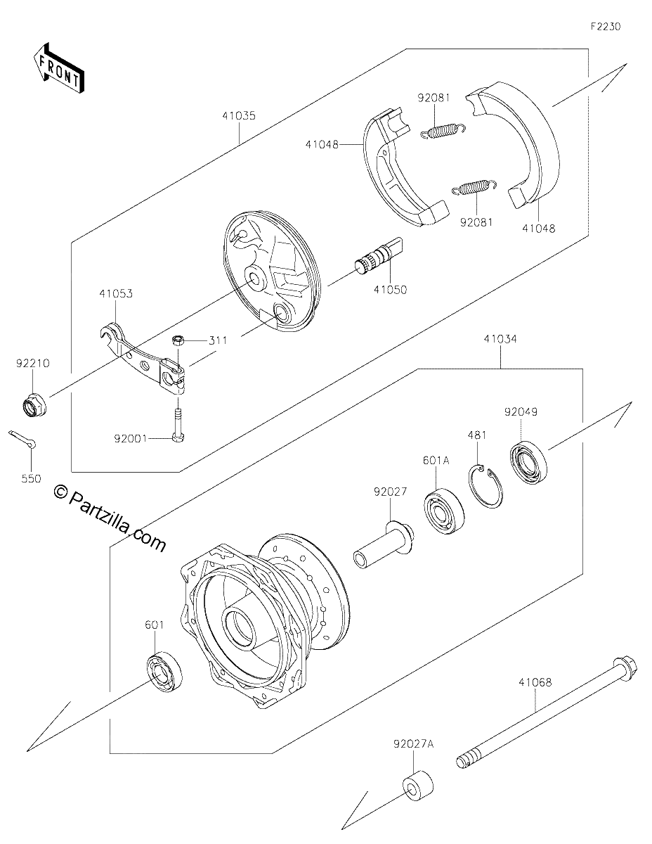 Diagrama de FRONT HUB