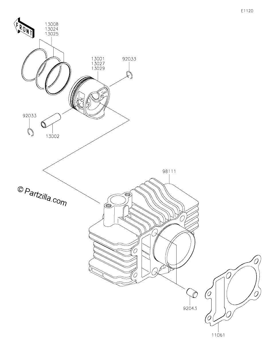 Diagrama de CYLINDER PISTON S