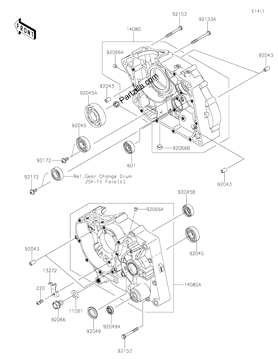 Diagrama de CRANKCASE