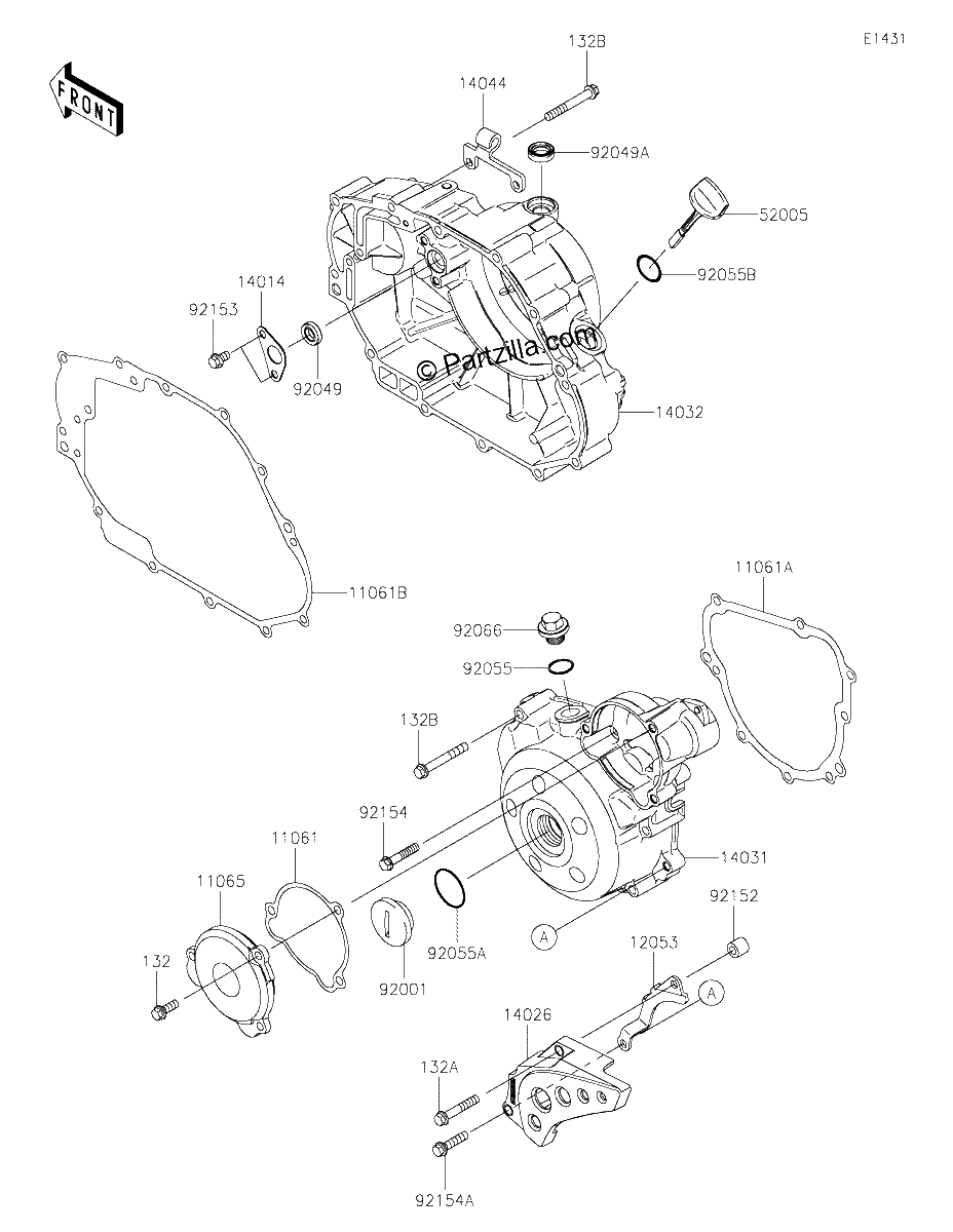 Diagrama de ENGINE COVER S