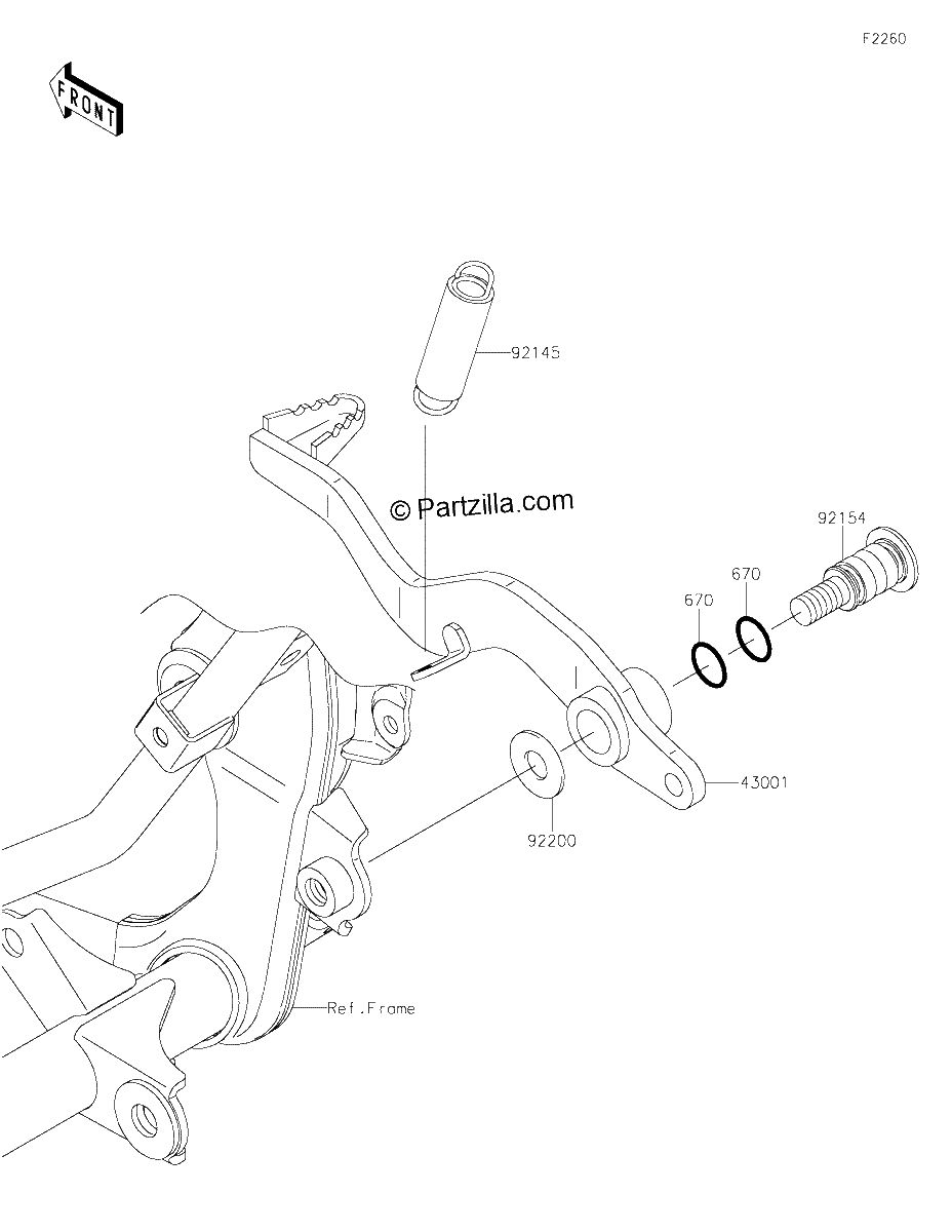 Diagrama de BRAKE PEDAL