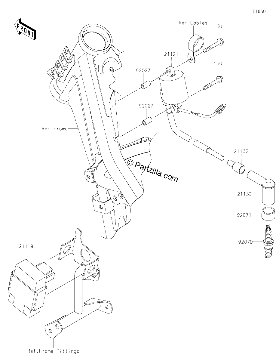 Diagrama de IGNITION SYSTEM