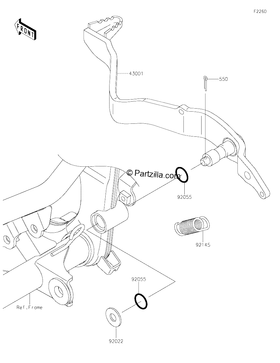 Diagrama de BRAKE PEDAL