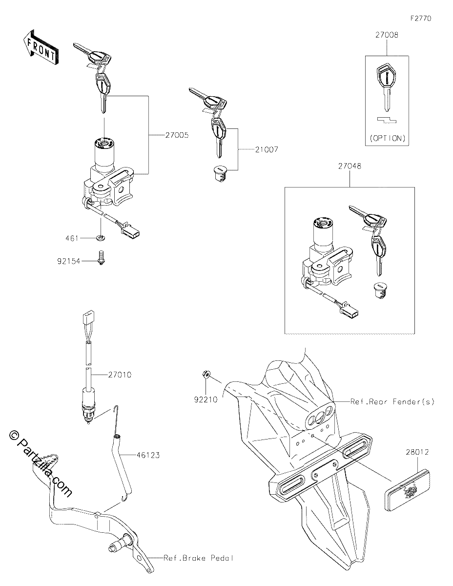 Diagrama de IGNITION SWITCH
