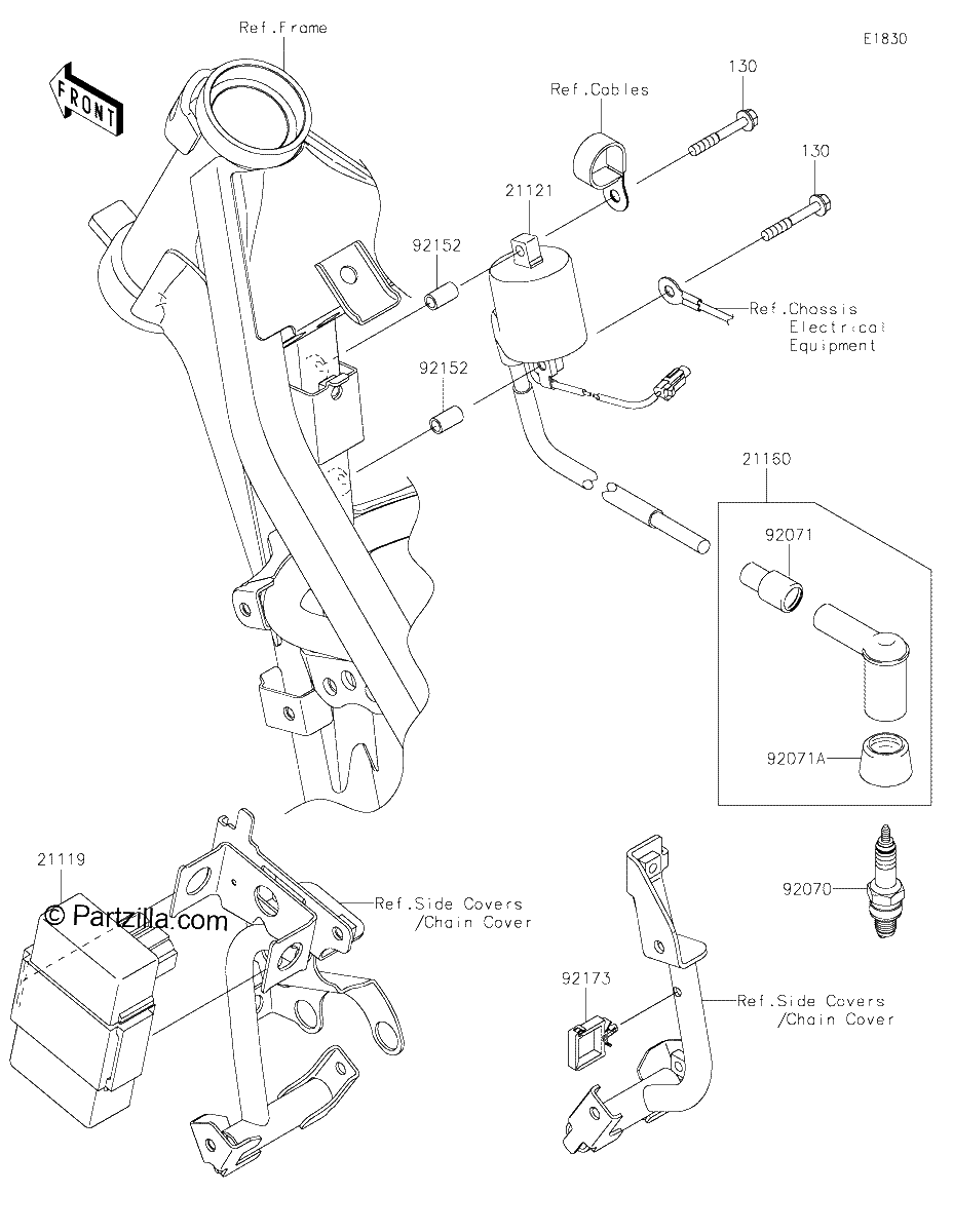 Diagrama de IGNITION SYSTEM