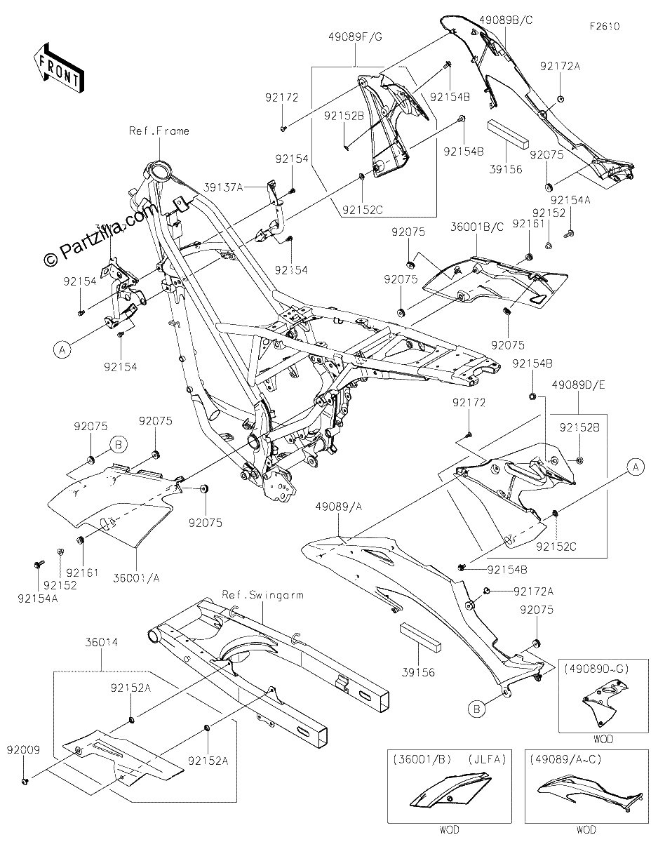 Diagrama de SIDE COVERS CHAIN COVER