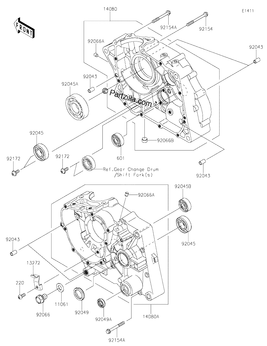 Diagrama de CRANKCASE