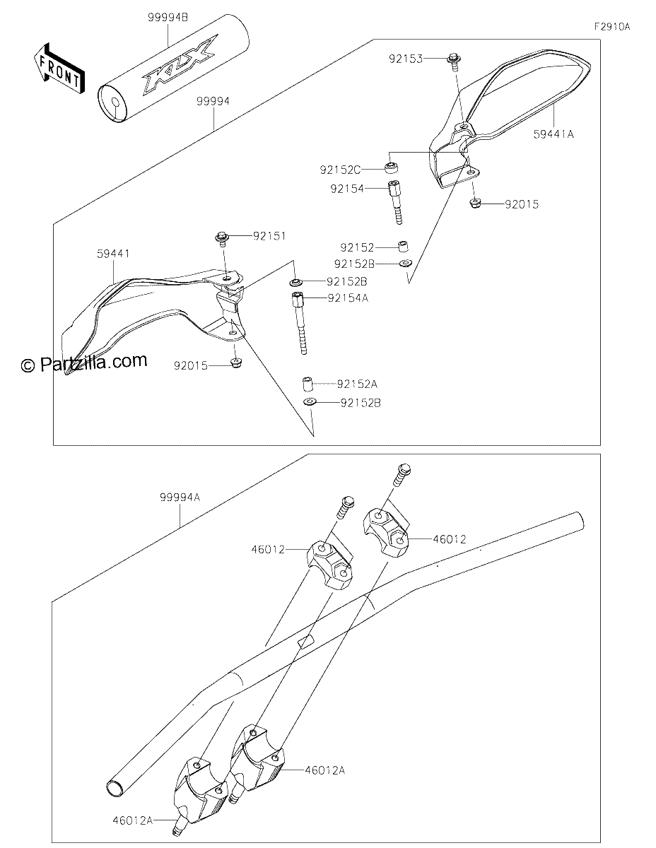 Diagrama de ACCESSORY HANDLE