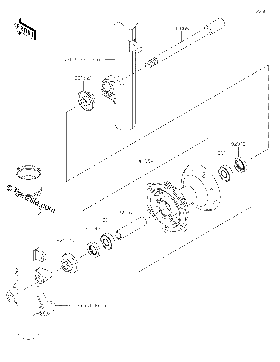 Diagrama de FRONT HUB