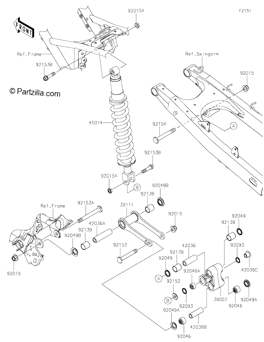 Diagrama de SUSPENSION SHOCK ABSORBER