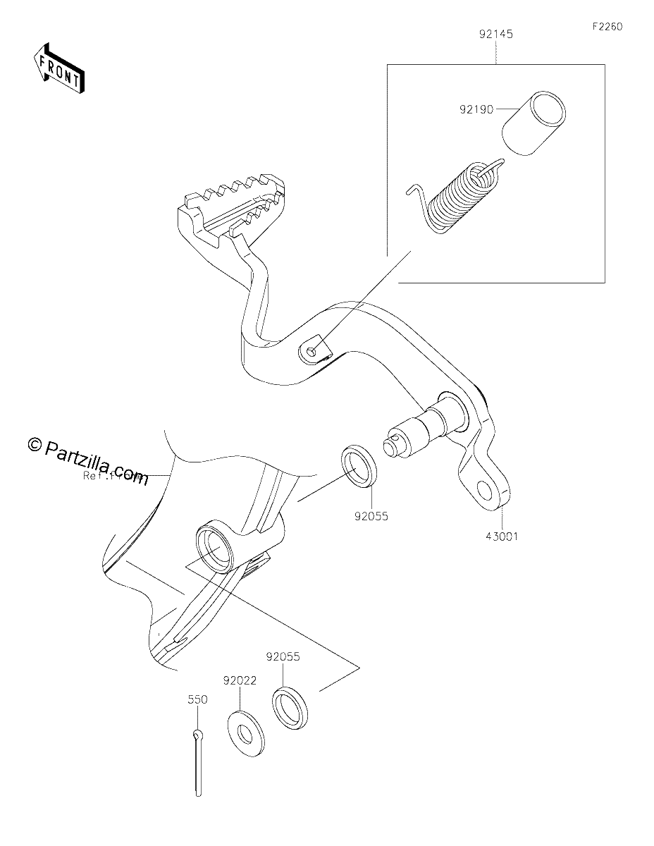 Diagrama de BRAKE PEDAL