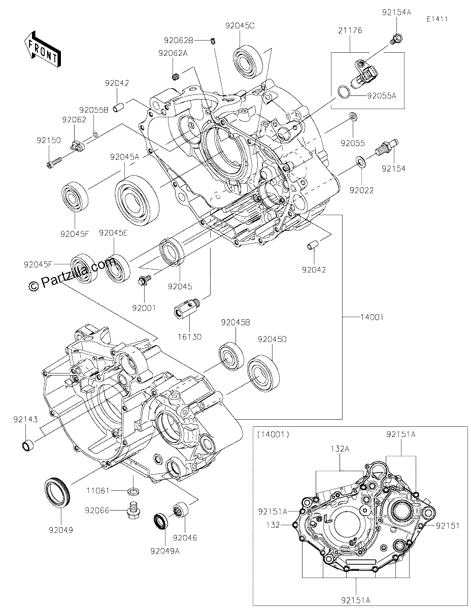 Diagrama de CRANKCASE