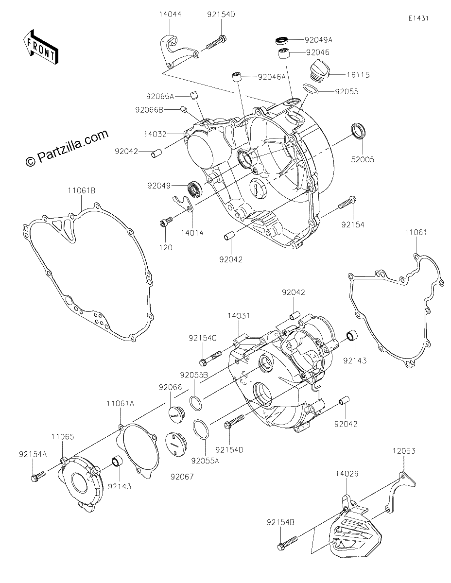 Diagrama de ENGINE COVER S