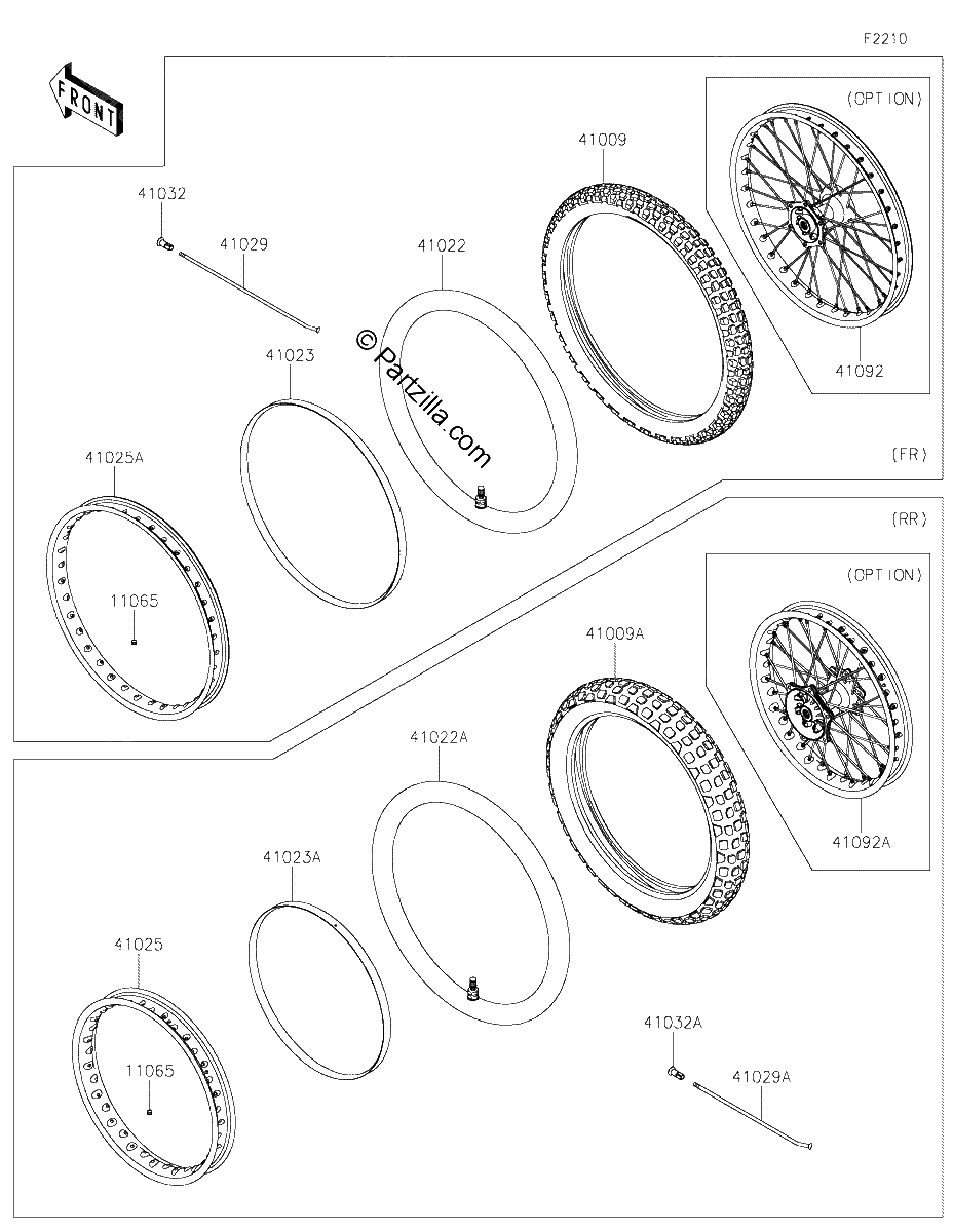 Diagrama de WHEELS TIRES