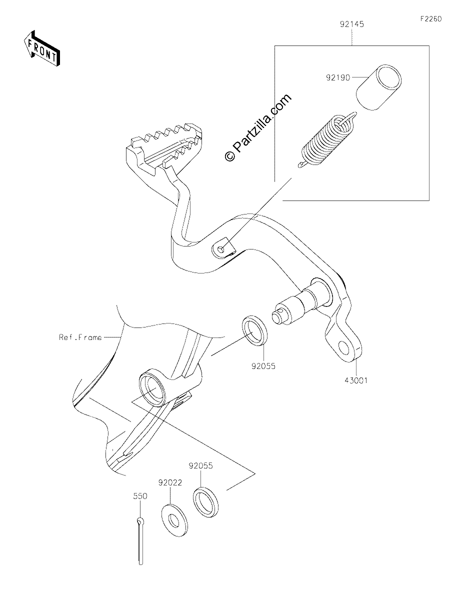 Diagrama de BRAKE PEDAL