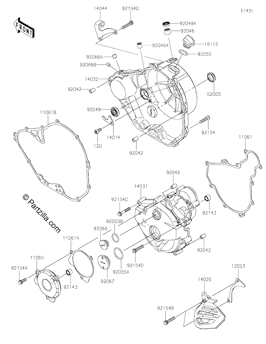 Diagrama de ENGINE COVER S