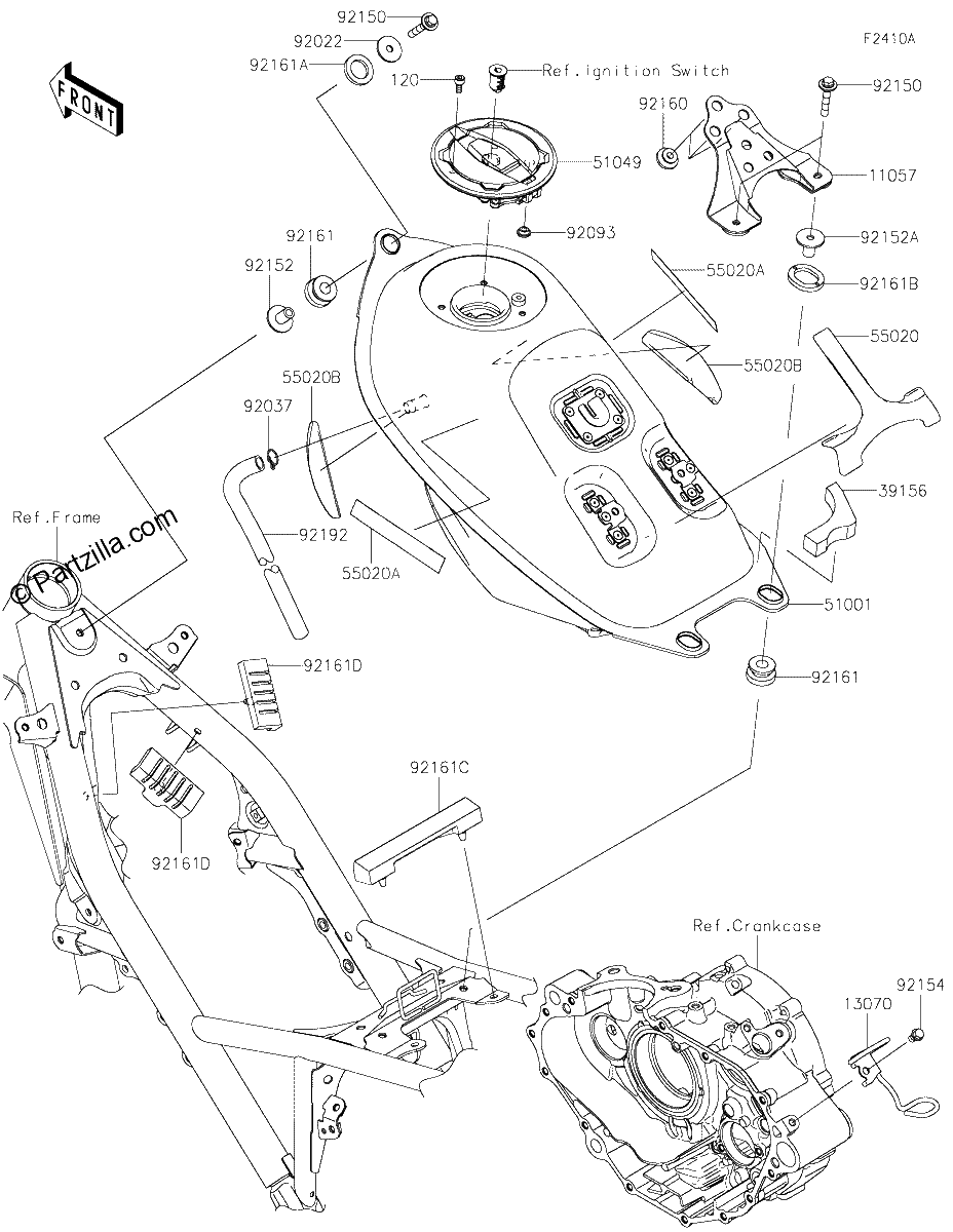 Diagrama de FUEL TANK CA